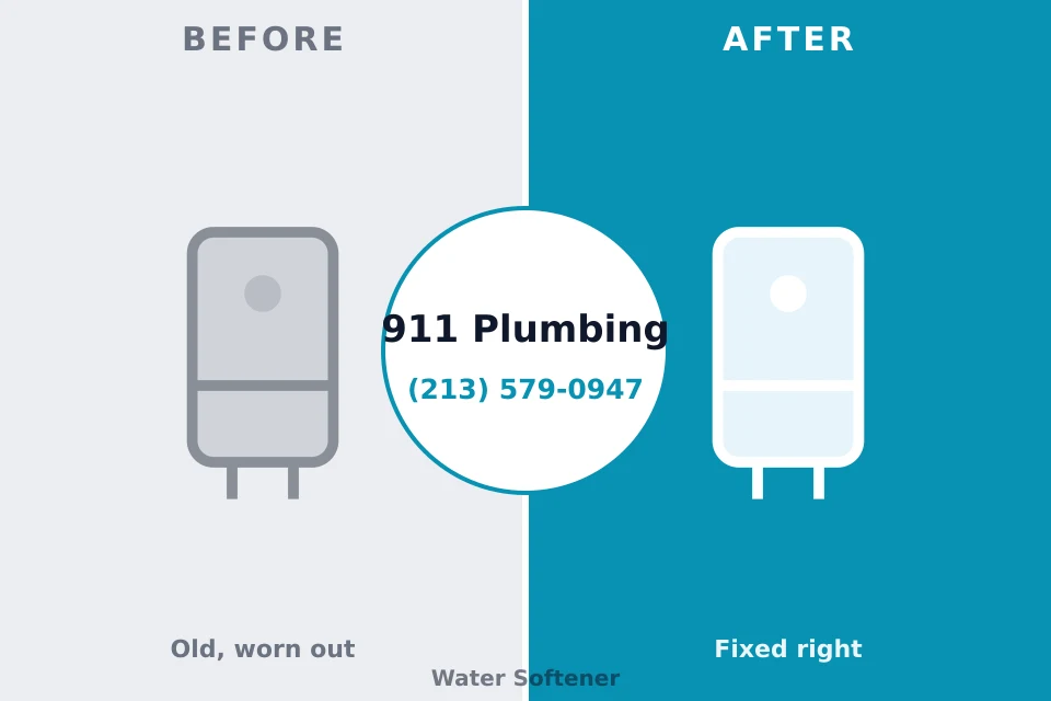 Before and after: plumbing repair Del City, OK